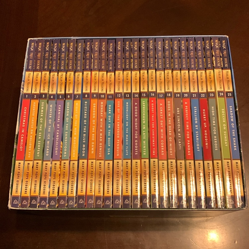 Magic Treehouse Merlin Missions set books 1-25 (Mary Pope Osbourne)